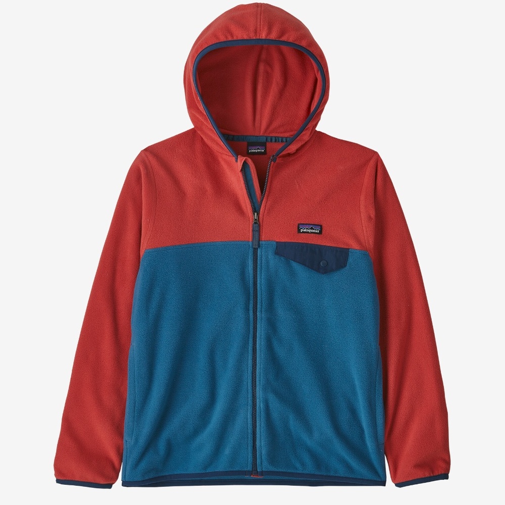 NWOT Patagonia Micro D Snap Full Zip Fleece Youth XL